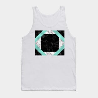 Mint marble XII Tank Top